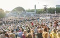 Crowd at Estonian National Song Festival in Tallinn Royalty Free Stock Photo