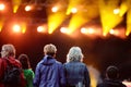 Crowd (fans) watching a concert at Heineken Primavera Sound 2014 Festival