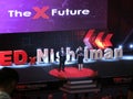 Tedx Talk Male Host and Female Speaker with books