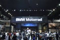 Crowd in front of BMW booth exhibition at THE 39th BANGKOK INTERNATIONAL MOTOR SHOW 2018.