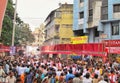 Crowd during Ganesh Festival in India