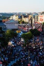 Crowd On Gassed Man Festival Royalty Free Stock Photo