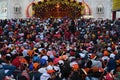 Crowd gather to pay offer at Gurudwara