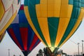 Hot Air Balloon Show with Crowd