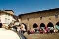 Paddock at Colle Aperto during Bergamo Historic Grand Prix 2017 Royalty Free Stock Photo