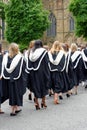 Congregation graduation ceremony in England