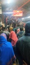 Crowd at indian railway station
