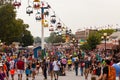 Crowd at Iowa State Fair Royalty Free Stock Photo