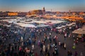 Jemaa el Fna Square, Marrakesh Royalty Free Stock Photo