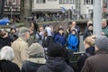 Crowd At The Joods Verzetsmonument Monument At Amsterdam The Netherlands 2020