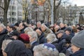 Crowd At The Joods Verzetsmonument Monument At Amsterdam The Netherlands 2020