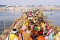 Crowd at Kumbh Mela Festival in Allahabad, India