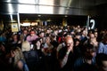 Crowd leaving concert area at Sonar Barcelona