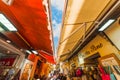 Crowd in a narrow alley in old town Sorrento Royalty Free Stock Photo