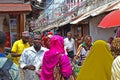 Crowd of people-Arusha,Tanzania,Africa Royalty Free Stock Photo