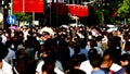 Crowd people in china, 4k video