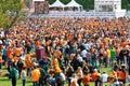 Crowd of people - Koninginnedag 2011 Royalty Free Stock Photo