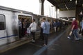 Crowd of people in a subway of Sao Paulo, Brazil Royalty Free Stock Photo