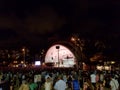 Crowd of people watch Jack Johnson concert at Waikiki Shell