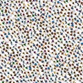 A crowd of people on a white background, seamless textute business cover.