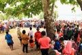 Crowd of pilgrims