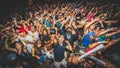 Crowd at a Rave Royalty Free Stock Photo