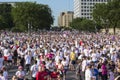 Crowd Scene at Coleman Race for the Cure