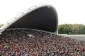 Crowd at the song festival grounds Royalty Free Stock Photo