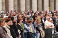 Crowd in st peter's square Royalty Free Stock Photo