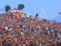 Crowd on stage 1