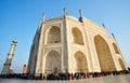 Crowd at tajmahal Royalty Free Stock Photo