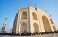 Crowd at tajmahal