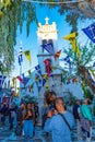 Agia Anna church Mykonos town Aegean Sea Greece Royalty Free Stock Photo