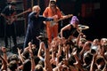 Crowd at the Ty Segall and the Muggers band concert at Primavera Sound 2016 Royalty Free Stock Photo