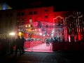 Crowd waiting for celebrities on the red carpet during Berlinale 2018 Royalty Free Stock Photo