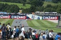 The crowd watching the qualifying, British Moto GP Royalty Free Stock Photo