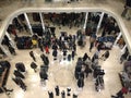 Crowd at Zara store in Rome
