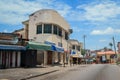 Crowded African Road with Local Ghana People in Kumasi city