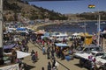 The crowded beach of Copacabana Royalty Free Stock Photo