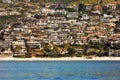 Crowded Beach Homes Royalty Free Stock Photo