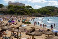 Crowded Beach at mallorca