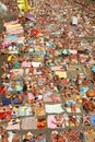 Crowded beach in summer Royalty Free Stock Photo