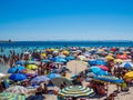 Crowded beach