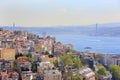 Crowded city of istanbul Royalty Free Stock Photo