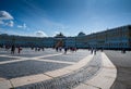 Crowded Courtyard of the Winter Palace