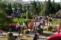 Crowded, Dalat flower park, festival, spring, tourist