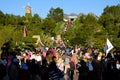 Crowded, Dalat flower park, festival, spring, tourist