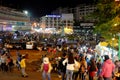 Crowded, Dalat night market, marketplace, shopping