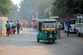 Crowded Delhi traffic - India