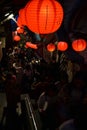 The crowded Jiu Fen in Taiwan in the afternoon Royalty Free Stock Photo